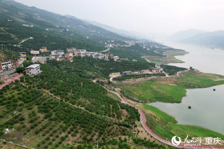 豐都縣安坪鎮(zhèn)三沱村。人民網(wǎng)記者 劉政寧攝